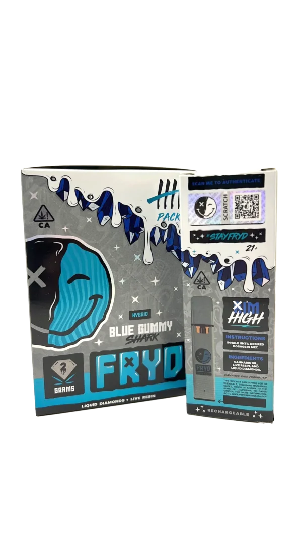 Product packaging on a clean background